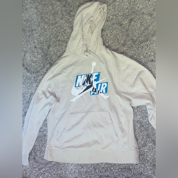 NIKE AIR JORDAN MENS JUMPMAN CLASSICS FLEECE PULLOVER - Picture 1 of 8